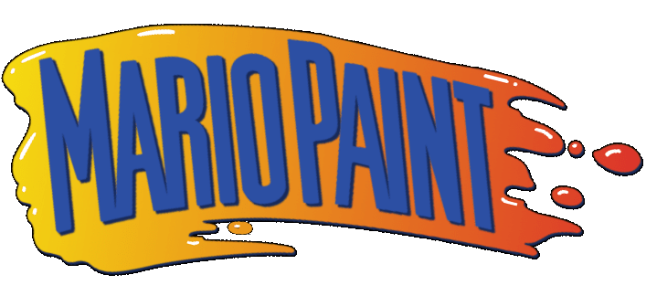 Mario Paint logo for Super Nintendo